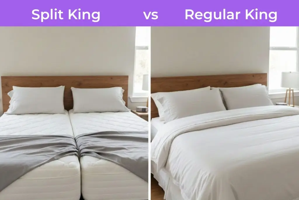 Split King Mattress vs Regular King