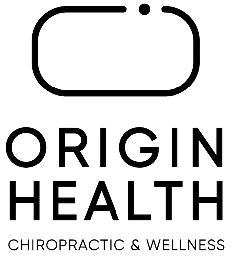 Origin Health logo, representing chiropractic and wellness services, emphasizing the connection between quality sleep and spinal health.