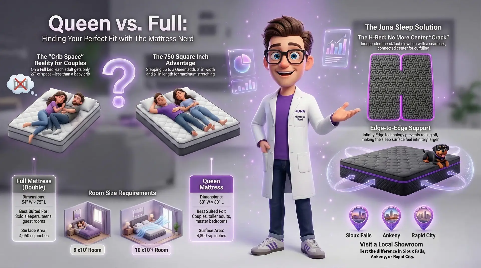 11 Shocking Queen vs Full Mattress Truths (Find Your Fit) Queen vs Full finding your perfect fit with the Mattress Nerd ()
