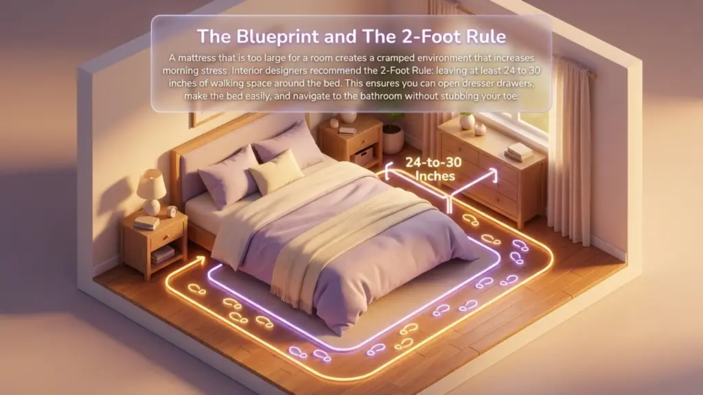The blueprint and the foot rule Room size () The blueprint and the foot rule Room size ()